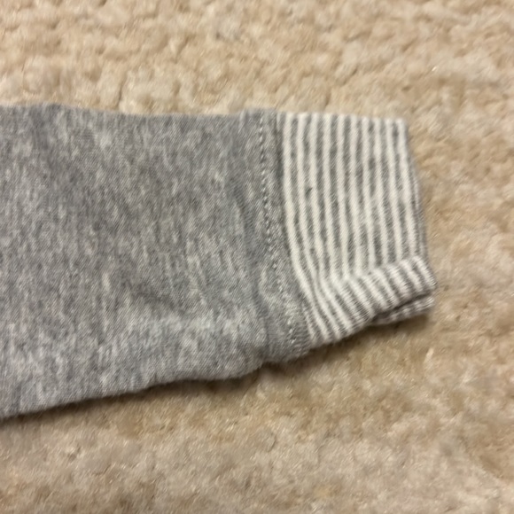 Gender Neutral Carters Two Piece Loved outfit in gray! Perfect for Valentines! - Picture 3 of 6